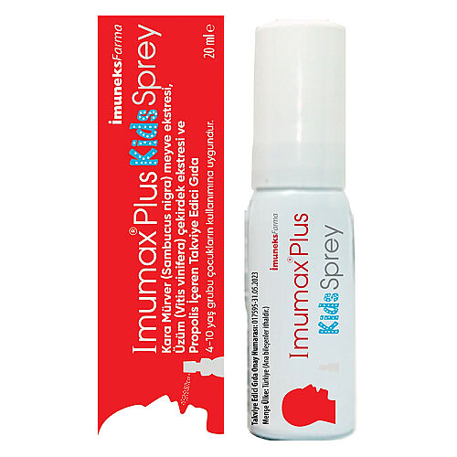İmuneksFarma İmumax Plus Kids Sprey Takviye Edici Gıda 20 ml - Imuneks (1)