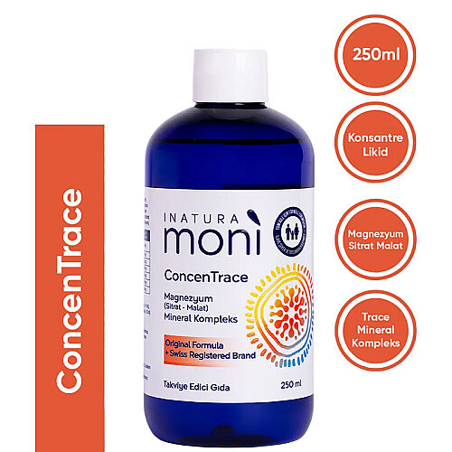 Inatura Moni Concentrace Magnezyum Sitrat-Malat Takviye Edici Gıda 250 ml - Moni Vitamins (1)