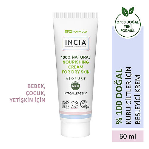 Incia %100 Natural Gel Cream For Dry Skin 60 ml - INCIA (1)