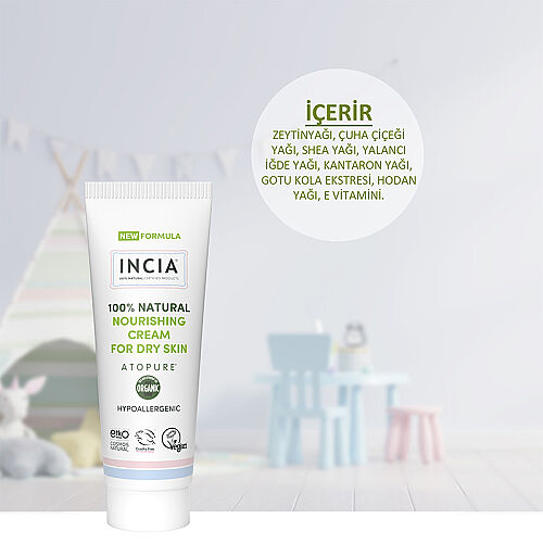 Incia %100 Natural Gel Cream For Dry Skin 60 ml - 5