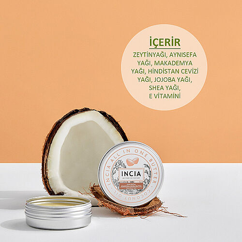 INCIA %100 Doğal Hindistan Cevizli Butter 50 ml - 4