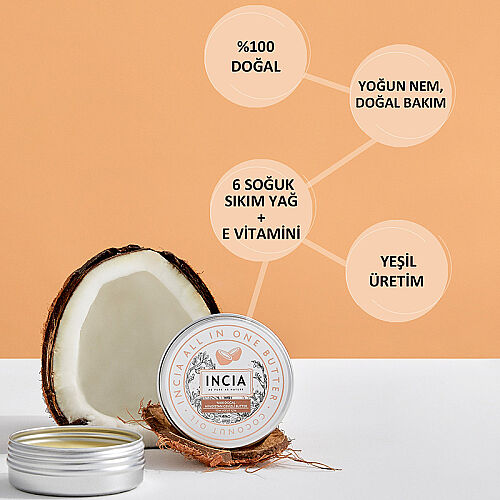 INCIA %100 Doğal Hindistan Cevizli Butter 50 ml - 5