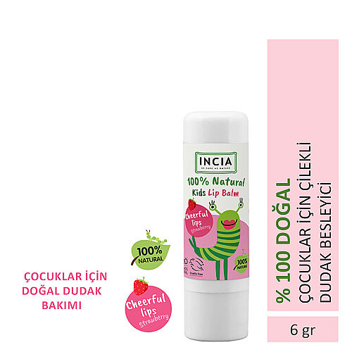 Incia %100 Doğal Kids Lip Balm 6 Gr - INCIA (1)