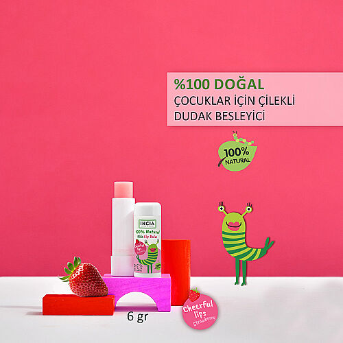 Incia %100 Doğal Kids Lip Balm 6 Gr - 3