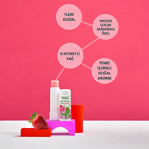 Incia %100 Doğal Kids Lip Balm 6 Gr - 5