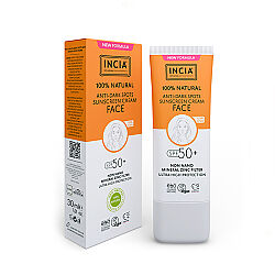 INCIA %100 Doğal Spf 50 Leke Karşıtı Yüz Kremi 30 ml - 1