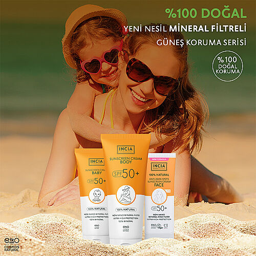INCIA %100 Doğal Spf 50 Leke Karşıtı Yüz Kremi 30 ml - 4