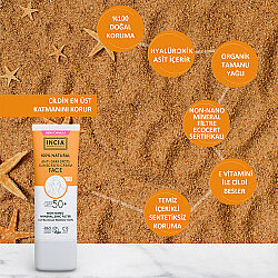 INCIA %100 Doğal Spf 50 Leke Karşıtı Yüz Kremi 30 ml - 5