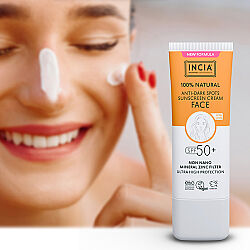 INCIA %100 Doğal Spf 50 Leke Karşıtı Yüz Kremi 30 ml - 6