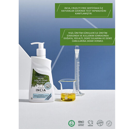 INCIA Arındırıcı Zeytinyağlı Doğal Sıvı Sabun 250 ml - INCIA (1)