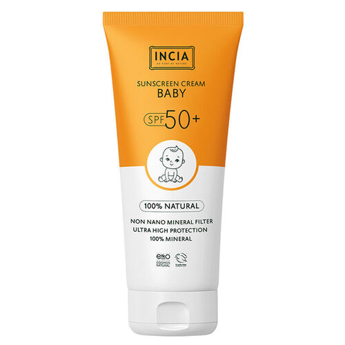 INCIA Bebek İçin %100 Doğal Güneş Kremi Spf50 100 ml - INCIA
