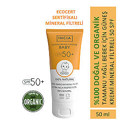INCIA Bebekler İçin Doğal Güneş Kremi 50 SPF 50 ml - INCIA (1)