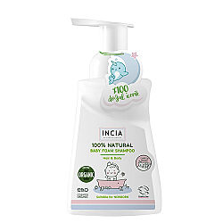 Incia Bebekler İçin Doğal Köpük Şampuanı Saç ve Vücut İçin 200 ml - 1