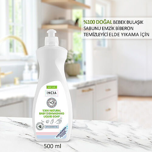 INCIA Doğal Bebek Bulaşık Sabunu 500 ml - 3