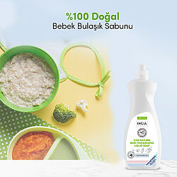 INCIA Doğal Bebek Bulaşık Sabunu 500 ml - 7