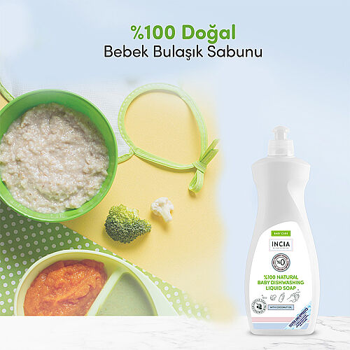 INCIA Doğal Bebek Bulaşık Sabunu 500 ml - 7