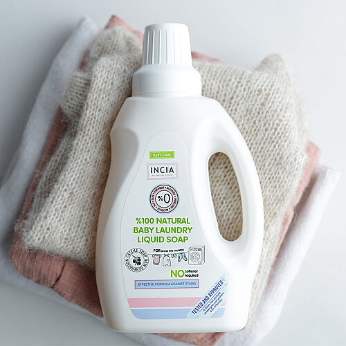 INCIA Doğal Bebek Çamaşır Makinesi Sabunu 750 ml - 4