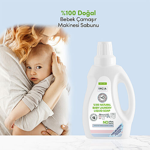 INCIA Doğal Bebek Çamaşır Makinesi Sabunu 750 ml - 7