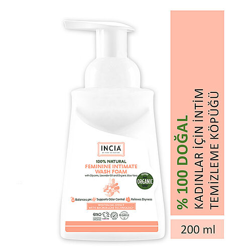 Incia Doğal İntim Yıkama Köpüğü 200 ml - INCIA (1)