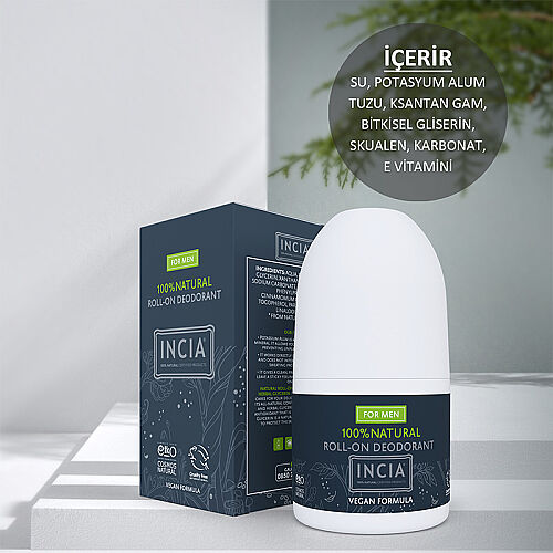 INCIA Doğal Roll-On Deodorant (Erkekler İçin) 50 ml - 4