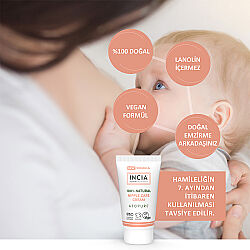 INCIA Göğüs Ucu Bakım İçin Doğal Jel Krem 30 ml - 4