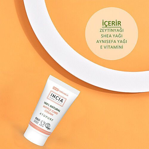 INCIA Göğüs Ucu Bakım İçin Doğal Jel Krem 30 ml - 5