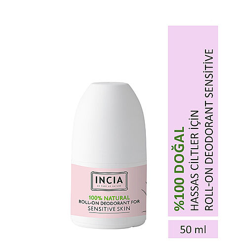 INCIA Hassas Ciltler İçin Doğal Roll-On Deodorant 50 ml - INCIA (1)