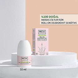 INCIA Hassas Ciltler İçin Doğal Roll-On Deodorant 50 ml - 3