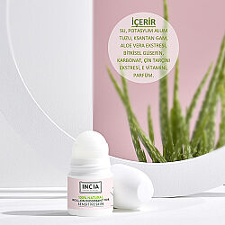 INCIA Hassas Ciltler İçin Doğal Roll-On Deodorant 50 ml - 4