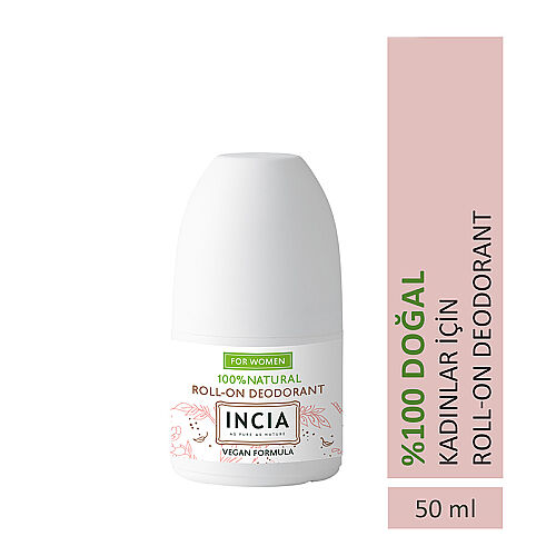 INCIA Doğal Roll-On Deodorant (Kadınlar İçin) 50 ml - INCIA (1)