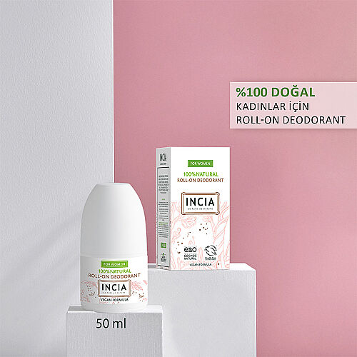 INCIA Doğal Roll-On Deodorant (Kadınlar İçin) 50 ml - 3