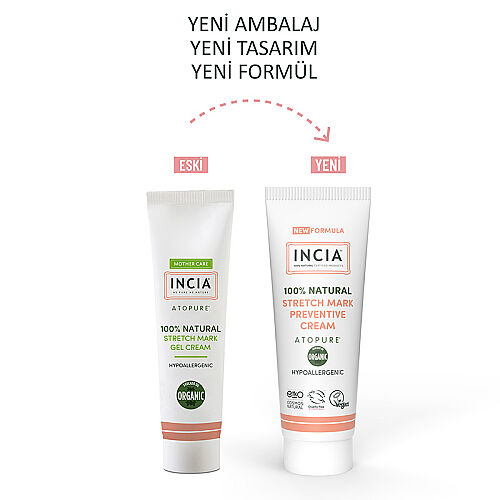 INCIA Karın Çatlak Doğal Jel Krem 75 ml - 3