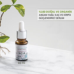 INCIA Kaş ve Kirpik Güçlendirici Doğal Serum 10 ml - 3