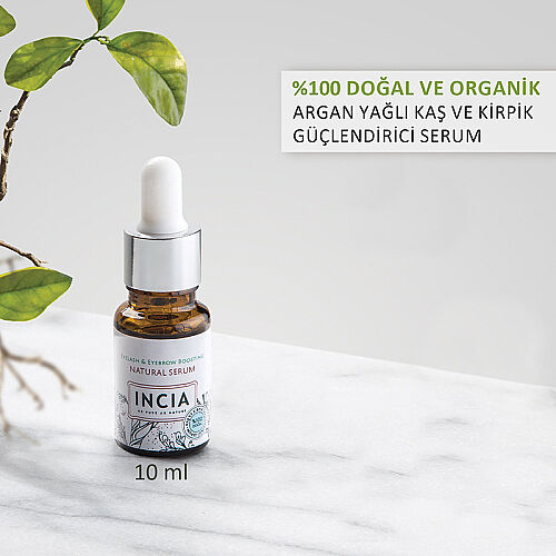 INCIA Kaş ve Kirpik Güçlendirici Doğal Serum 10 ml - 3