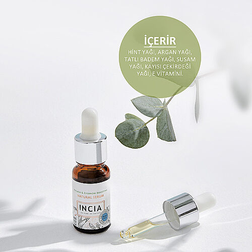 INCIA Kaş ve Kirpik Güçlendirici Doğal Serum 10 ml - 4
