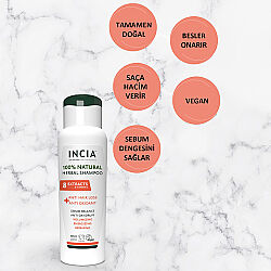 INCIA Saç Dökülmesine Karşı Doğal Şampuan 275 ml - 5