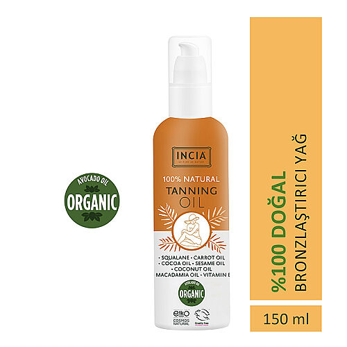 INCIA Bronzlaştırıcı Doğal Yağ 150 ml - INCIA (1)