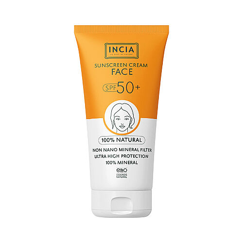 INCIA Yüz İçin %100 Doğal Güneş Kremi 50 SPF 50 ml - INCIA