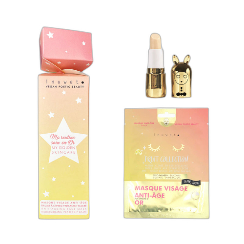 Inuwet Golden Skincare Cracker Yüz Maskesi ve Dudak Balmı - inuwet (1)