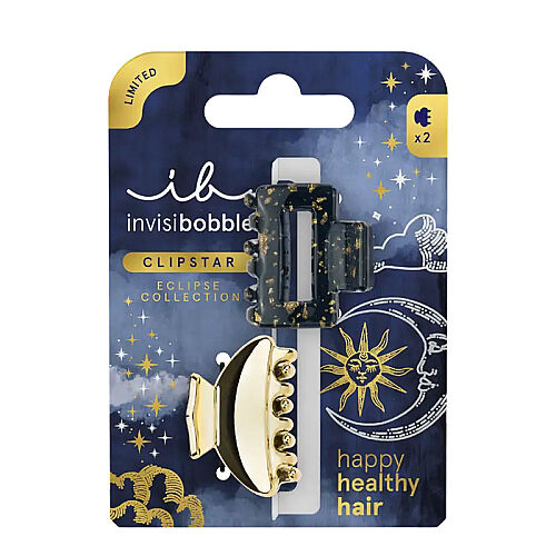 Invisibobble Clipstar S Eclipse Lunar Glam 2 Adet Mandal Toka - Invisibobble