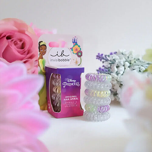 Invisibobble Original Disney Tiana Çocuk Saç Lastiği 6 Adet - Invisibobble (1)