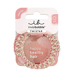 Invisibobble Twistar Blush Braids Saç Tokası 3 Adet - 1