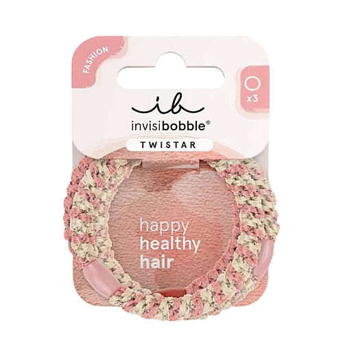Invisibobble Twistar Blush Braids Saç Tokası 3 Adet - Invisibobble