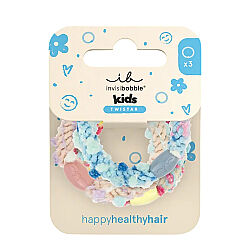 Invisibobble Twistar Kids Pom Pom Tie Çocuk Saç Tokası 3 Adet - 1