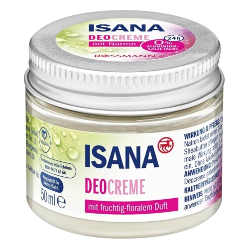 Isana Deodorant Krem 50 ml - Isana (1)
