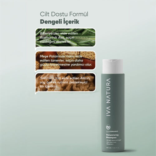Iva Natura Hacim Veren Şampuan 350 ml - 4