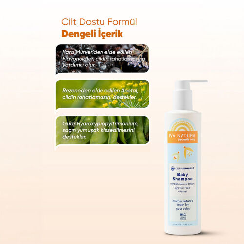 Iva Natura Organik Bebek Şampuanı 350 ml - 4