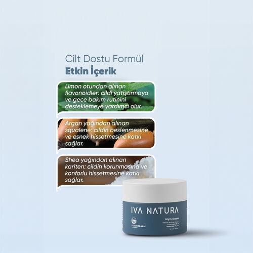 Iva Natura Organik Gece Kremi 50 ml - 5