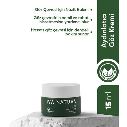 Iva Natura Organik Göz Çevresi Kremi 15 ml - Iva Natura (1)