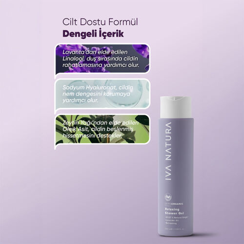 Iva Natura Organik Lavanta Özlü Duş Jeli 350 ml - 4